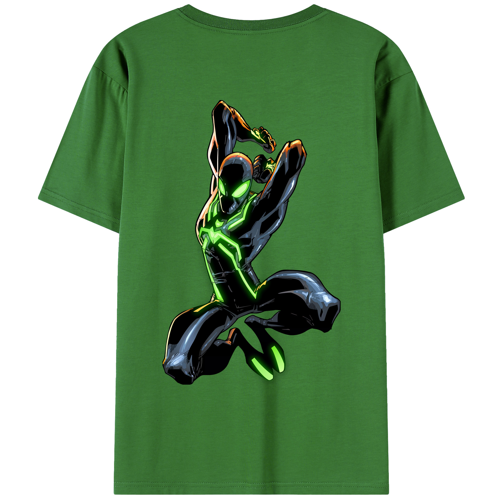 （画像用） Spider Man スパイダーマン レディース半袖Tシャツ(バックプリント)